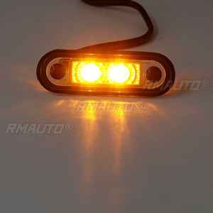 10 pièces Feux de position latéraux LED 12V 24V, feux de gabarit, feux arrière, feux de freinage, feux de signalisation pour Camion, Remorque, Tracteur, Fourgonnette, Bus, Étanche - Product Image 3
