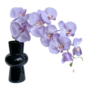 Orchidée Phalaenopsis Artificielle Muyu Chronicles, Branche Unique, Violet Clair, 9 Têtes, Décoration de Mariage - Product Image 5