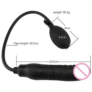 Vibrador Inflable para Punto G/Anal, con Conexión, Resistente al Agua IPX5, Sin Látex, Sensación Realista, Juguete para Adultos - Product Image 4