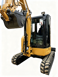 Mini-excavatrice Caterpillar 303.5E2 d'occasion, modèle 2020, 3,5 tonnes, bon état, consommation de carburant optimale, en vente - Product Image 1
