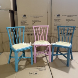 Sillas Infantiles de Ratán Hechas a Mano para Negocios de Alquiler, Asientos Infantiles de Mimbre Natural para Fiestas - Product Image 2