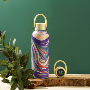 Frascos de vacío personalizados inteligentes Botella de agua térmica Botella de bebida aislada al vacío de doble pared de acero inoxidable - Product Image 2