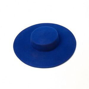 X1239 Chapeaux en laine unisexes pour adultes, style rétro, à calotte plate, à large bord, respirants, décontractés, pour l'extérieur, type casquette jazz - Product Image 3