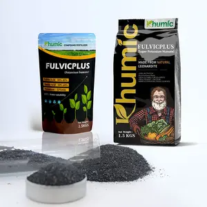 Bột Hữu Cơ Fulvic axit kali humate "fulvicplus" Sản xuất tại Trung Quốc Giá thấp nhất tốt nhất hiệu quả phân bón lớp phủ