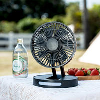 Ventilateur de bureau pliable à suspendre, petit ventilateur rétractable, mini ventilateur électrique USB à faible bruit, rechargeable 3600mAh