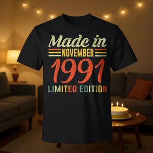 T-shirt in edizione limitata realizzata a novembre del 1991, regalo di compleanno per 29 anni - Product Image 1