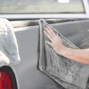 Toalla de Microfibra de Secado Rápido, Tejida, Rectangular, de Color Sólido, para Secar el Automóvil, para Detallado Automotriz y Uso Doméstico, Lavable a Máquina/Manual - Product Image 4