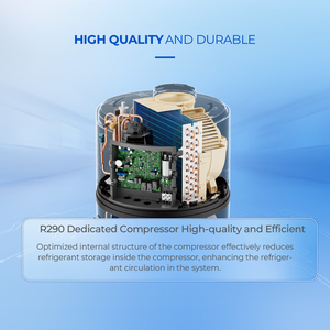 <span class=keywords><strong>Chauffe</strong></span>-<span class=keywords><strong>eau</strong></span> thermodynamique compact allemand 3KW 80L <span class=keywords><strong>200L</strong></span> à haute température avec réservoir émaillé R290 Air-<span class=keywords><strong>Eau</strong></span>, ensemble chaudière à collecteur - Product Image 3