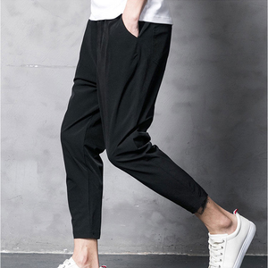Pantaloni Harem Nuovi all'Ingrosso, Gamba Dritta, Snellenti, Casual, Pantaloni Neri da <span class=keywords><strong>Uomo</strong></span> - Product Image 3