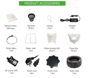 Nouveau système de culture hydroponique vertical motorisé pour la maison, avec pompe automatique intégrée et garantie de 6 mois - Product Image 3