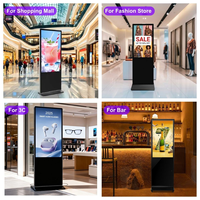 Pantalla Táctil LCD Android de 43 y 55 Pulgadas para Señalización Digital, Publicidad, Animación, para Metro, Restaurantes, Centros Comerciales, con 2 Años de Garantía