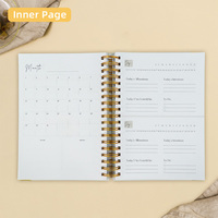 Carnet de journalisation de gratitude et de motivation personnalisé avec impression personnalisée, non daté