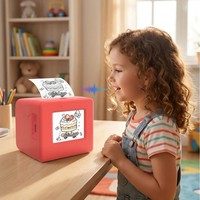 Imprimante thermique portable de poche AI interactive vocale à une phrase pour enfants, idéale comme cadeau
