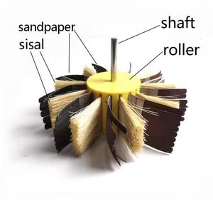 Herramienta manual de pulido de tela de <span class=keywords><strong>esmeril</strong></span> de Sisal, cepillo de pulido de Sisal - Product Image 1