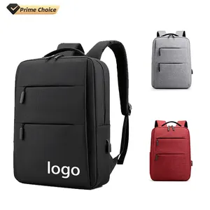 BSCI Custom Männer und Frauen Reiß verschluss Kapazität Büro Design Passend für 15,6 Zoll Leder rucksack Nylon Laptop Rucksäcke Schult aschen Unisex