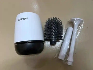 Accesorios de Baño, Portaescobillas de Inodoro Montado en la Pared, Juego de Escobillas de Inodoro de TPR, Escobilla de Inodoro de Silicona con Soporte - Product Image 6