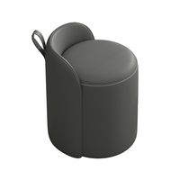 Fauteuil de loisirs moderne et compact, style minimaliste, pour salon, tabouret populaire et abordable, chaise en cuir de luxe léger pour la maison, vente en gros