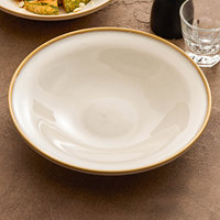 Assiette à dîner en céramique de style Wabi-sabi, design minimaliste moderne, design côtelé, assiette creuse, passe au micro-ondes, écologique, durable, pour servir des salades