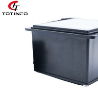 Lector de Tarjetas NFC RFID TOTINFO 13.56MHz ISO 14443A de Plástico Negro con Clasificación IP54 para Sistema Operativo Linux, Distancia de Lectura de hasta 3m