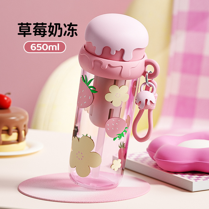 Strawberry Milk Pudding [Tea Holder Carrying Rope Pendant]