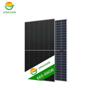 Pannello Fotovoltaico Jingsun Bc Cell per Uso Domestico 665w 670w 675w 680w Effetto Ombreggiatura Ridotto Pannello Solare Bifacciale 690w - Product Image 2