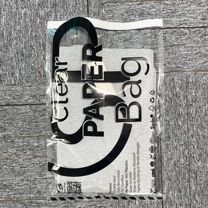 Целлофановая пленка Передняя сумка papermart cello Прозрачные бумажные пакеты