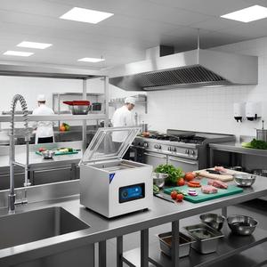 Máquina Selladora al Vacío Profesional para Cocina Central, Modelo DZ400 de Sobremesa con Inyección de Gas, Selladora de Alimentos al Vacío con Aire Suave, Logotipo OEM - Product Image 1