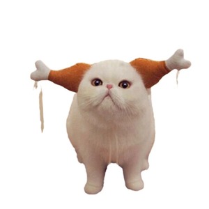 En gros, Bandeau 'Petit Dragon Girl' motif 'Auntie Chicken Leg', Accessoires amusants pour fêtes de mariage, Coiffe pour animaux de compagnie motif 'Auntie Chicken Leg' pour chats et chiens - Product Image 2