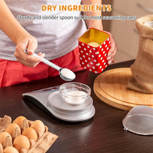 Juego de Cucharas Medidoras de Metal, Utensilios de Repostería de Acero Inoxidable de Primera Calidad con Accesorios para el Hogar y la Cocina, Cucharas de Té Apilables - Product Image 4