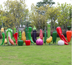 Décoration de parc en plein air Décoration de <span class=keywords><strong>fruits</strong></span> <span class=keywords><strong>et</strong></span> <span class=keywords><strong>légumes</strong></span> artificielle réaliste faite à la main Statue de <span class=keywords><strong>légumes</strong></span> en fibre de verre grandeur nature - Product Image 6
