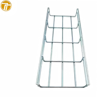 Cannelle de câblage en treillis métallique soudé à maille ouverte pour centre de données et bâtiment de télécommunications, gestion des câbles, personnalisable, thermolaquée