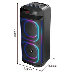 Enceinte audio portable CQS-S6612 avec éclairage RGB <span class=keywords><strong>pour</strong></span> home cinéma et fêtes en extérieur - Product Image 4