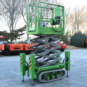 Plateforme élévatrice à ciseaux hydraulique électrique autopropulsée de petite taille pour terrains accidentés, 300 kg, CE 4m 6m 8m 10m 12m 14m 16m - Product Image 3