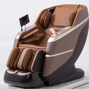 <b>Massage</b> Chair Full Body 3D Robotic <b>Hand</b> <b>Massage</b> SL Guide Rail PU Leather Bluetooth Voice Control Home Use - Product Image 1