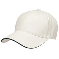 Gorra de Béisbol de Algodón Ajustable de 6 Paneles con Logotipo Bordado en Color Contrastante para Publicidad de Catering, Cuatro Estaciones