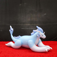 Dragon gonflable bleu cerise personnalisé Hongyi, dernier design, modèles de dragons cerises doux et jouets sphériques