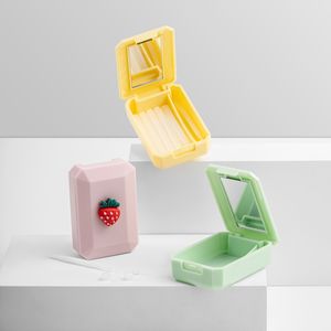 Boîte Portable avec miroir ortho supports cire sans coupe accolades soulagement cire pour soins bucco-dentaires saveur de fruits cire orthodontique dentaire - Product Image 1