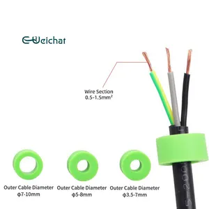 E-Weichat 지하 조경 램프 전기 배선 힘 옥외 점화 케이블 방수 연결관 2 Pin 3 Pin