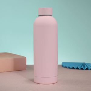 American Style Rubber Painting Custom Logo Vacuum <b>Thermos</b> <b>Bottle</b> Small Mouth Sports Water <b>Bottle</b> With Strap - Product Image 3