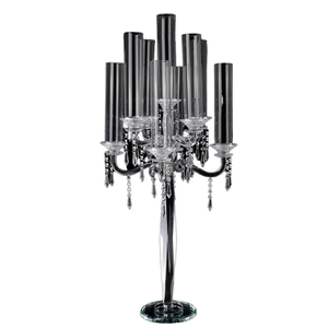 Offre Spéciale : Candelabre en Cristal à 9 Bras Écologique pour Mariage et Décoration de la Saint-Valentin/Noël avec Tubes en Verre - Product Image 1