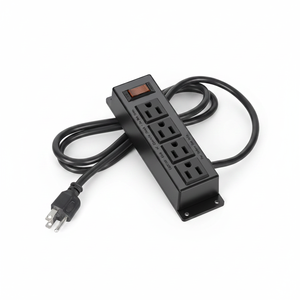 BAYU BAYU-E03 Caja de Conexión <span class=keywords><strong>Oculta</strong></span> con Enchufes Eléctricos Estándar de EE. UU., 3 Tomas de CA y 2 Puertos USB, <span class=keywords><strong>Regleta</strong></span> de Alimentación con Interruptor y Cable de 1.5m - Product Image 3