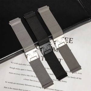 BEEFLYPOWER <span class=keywords><strong>Correa</strong></span> de Reloj de Acero Inoxidable Milanesa de 22 mm con Hebilla de Paracaídas, para Huawei <span class=keywords><strong>Watch</strong></span> GT5 46mm GT4 - Product Image 2