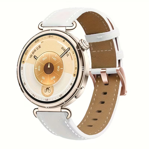Correa de <span class=keywords><strong>Reloj</strong></span> Deportiva de Cuero Sintético de 18mm/20mm para <span class=keywords><strong>Mujer</strong></span>, Diseño de Bucle, Compatible con Relojes Inteligentes <span class=keywords><strong>Garmin</strong></span> Vivoactive 5/3/3t/4S/3S - Product Image 4