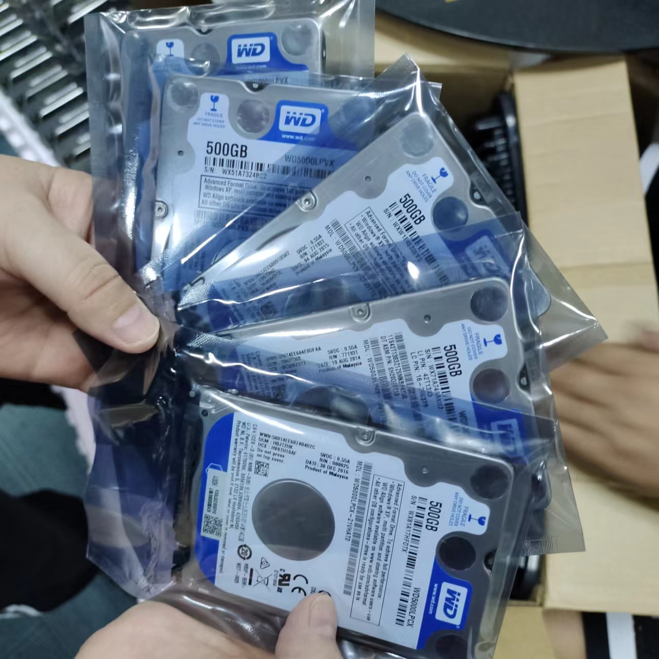 卸売2.5インチ中古ハードディスク160/250/320/500GB 1T