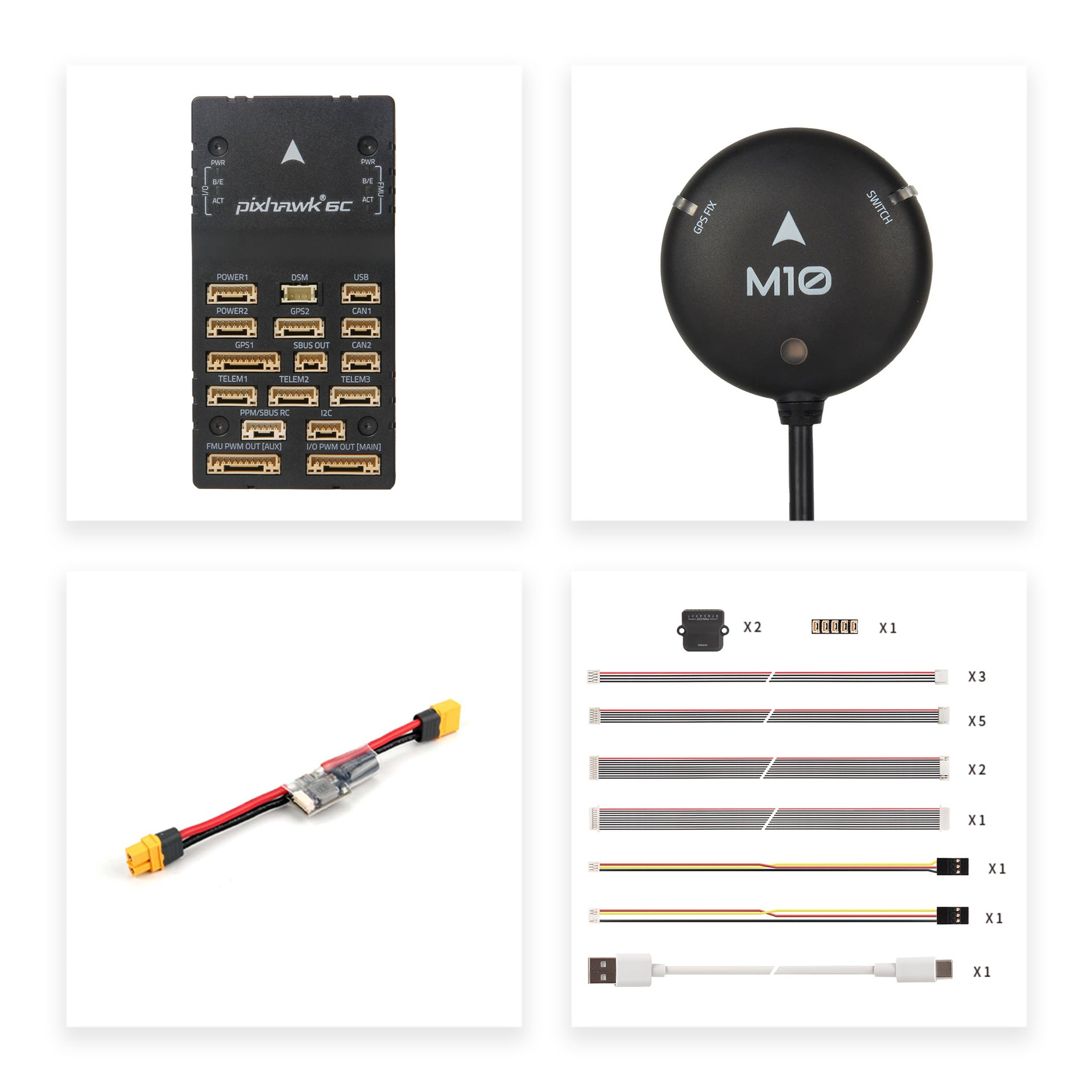 Pixhawk 6C + PM02 + M10N