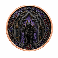 Pièce de monnaie en cuivre Cerberus Hellhound Guardian 5 AVDP oz .999 Fine 3D High Relief UV Color Greek Mythic Art Collectible Copper Coin