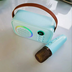 Altavoz Portátil Mini Inalámbrico K12 con Iluminación LED RGB, Admite 4 Micrófonos, Función KTV, Reproductor de Música/Grabador de Canto, Boombox - Product Image 3