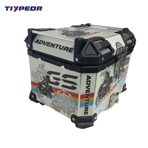 TIYPEOR Coffre arrière en aluminium pour <span class=keywords><strong>moto</strong></span> 36L, grande valise étanche, boîte de rangement pour <span class=keywords><strong>moto</strong></span>, pour R1200R R1200S R1250GS - Product Image 2