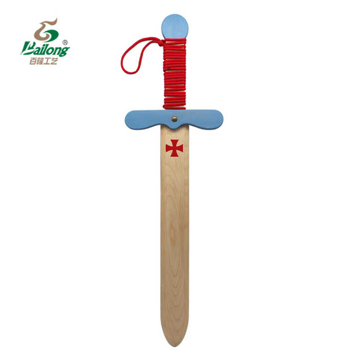 Factory Custom Wooden Toy Swords Knife Colorful Gift Souvenir Children Wooden Handicraft
