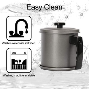 Separador de Aceite Japonés de Acero Inoxidable 304 de 1400ML y 1700ML al por Mayor, Suministros de Almacenamiento para Cocina, Filtro Doméstico de Alta Calidad - Product Image 6